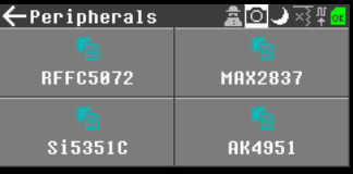 Screenshot Debug Peripherels AK4951