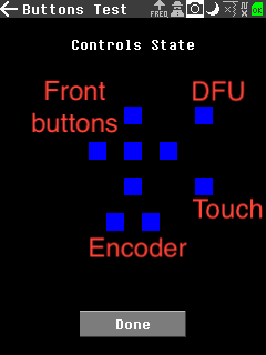 Debug Button Test Screenshot