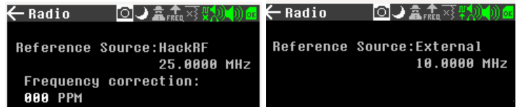 Settings Radio Reference Source Zoom