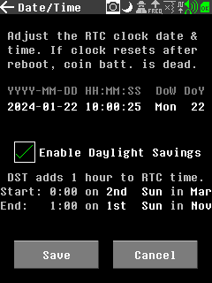 Settings Datetime