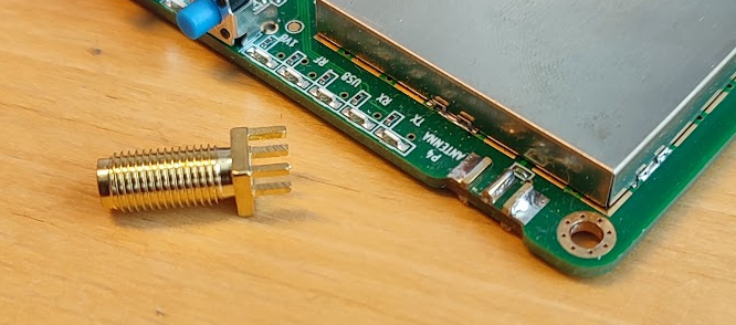 SMA Connector unsoldered