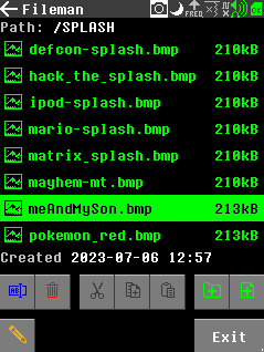 File manager files