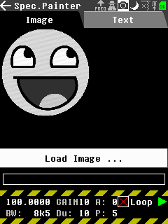 App Spectrum Painter Image Screenshot
